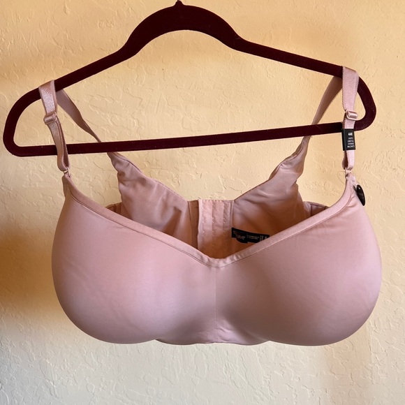 Torrid Curve Lightly Lined Nude Balconette Smoothing Bra in Rose Dust - Picture 2 of 7